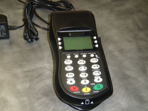 Hypercom T4205 Credit Card Machine w/AC Adapter.