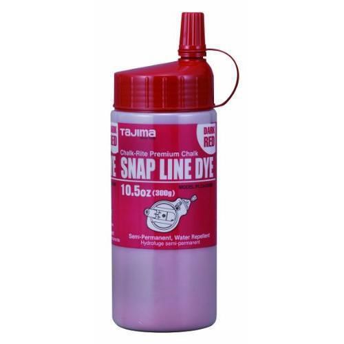 Tajima PLC3-DR300 Chalk-Rite 10.5-Ounce Snap Line Red Powder Dye New