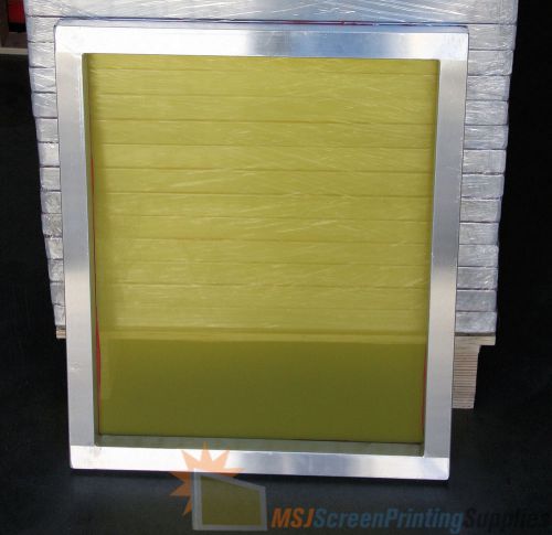 4-pack  23&#034;x31&#034; - 280 tpi yellow mesh count aluminum frame printing screens for sale