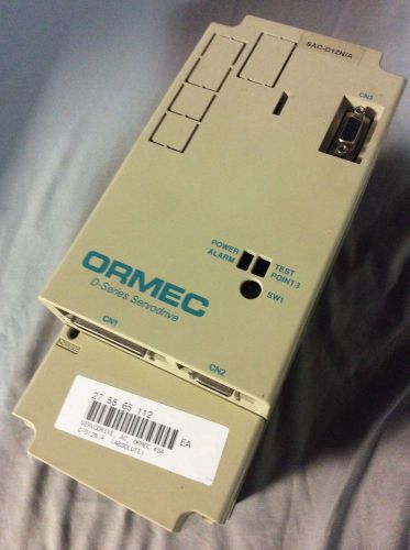 ORMEC D-Series Servo Drive SAC-D12N/A - SACD12NA - servodrive v1.0a
