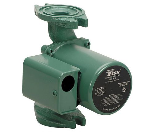 TACO Hot Water Circulator Pump, 1/25HP, 115V, 1PH, In Line, SS, 007-SF5, /HS1/RL