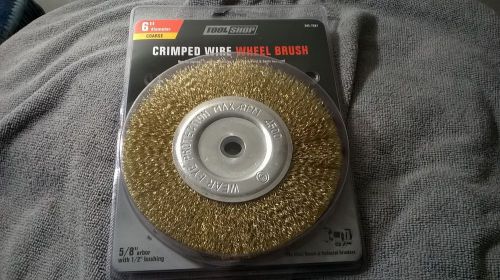 Crimped Wire Wheel Brush 6&#034; New