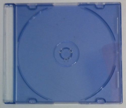100 Slim Colored Jewel Cases CD DVD Game Orange Blue Red Purple Green
