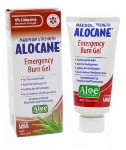 Alocane Maximum Strength Emergency Room Burn Gel, 4% Lidocaine - 2.5 Oz