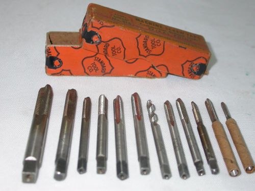 LOT OF STANDARD TOOL CO ? MACHINE TAP SCREWS and box