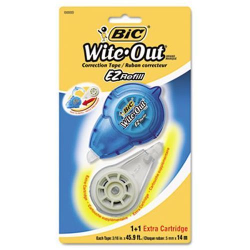 Bic WOTRP11R Wite-Out EZ Refill Correction Tape 540 in, Includes 1 Refill 1-Pack