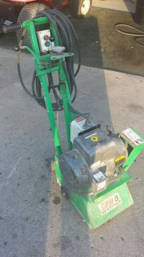 Edco cpm8-5b concrete grinder scarifier electric 5hp  motor works good for sale