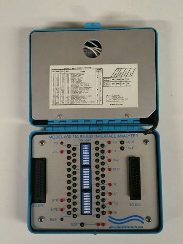 Model 600 &#034;blue box&#034; breakout box eia rs-232 interface analyzer for sale