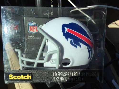 Scotch Buffalo Bill NFL Helmet Tape Dispenser Fix Mend Soccer Foot Ball Play