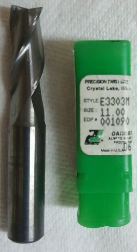 Precision Twist Drill Co. Size 11, 3flute mill bit