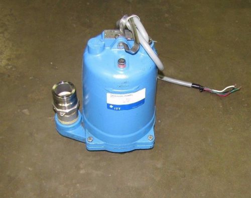 Goulds we0534h 1/2 hp 3450 rpm 460v 3ph 2&#034; npt submersible effluent pump rebuilt for sale