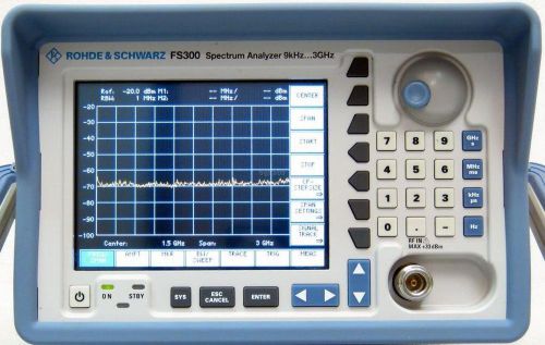 Rohde and Schwarz FS300 9 kHz to 3 GHz Spectrum Analyzer - CALIBRATED!