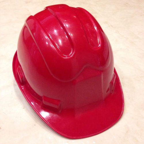 Vintage Red Hard Hat Tuf-E Eastern Safety Equipment Made in USA 1971 IRONWORKER