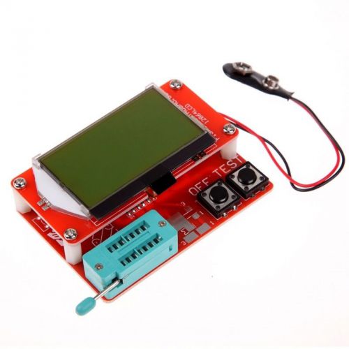 LCD M328 Digital Transistor Tester ESR Meter Capacitance Diode Triode Moss NPN