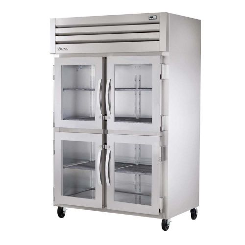 Reach-in heated cabinet 2 section true refrigeration str2h-4hg (each) for sale