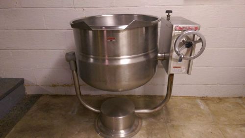 Market Forge FT-30P 30 Gallon Direct Steam Tilting Stainless Steel Kettle