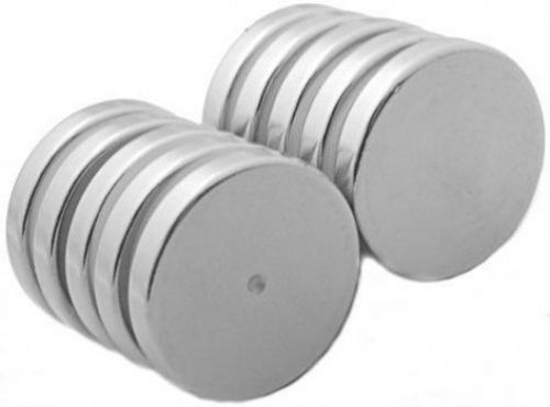 3/4&#034;x 1/8&#034; disc - north pole marked - neodymium rare earth magnet, grade for sale