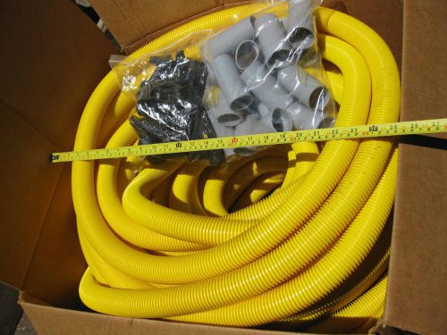 100-150 feet injectidry air dryer 1-1/4” id hose with adaptors for vacuum blower for sale