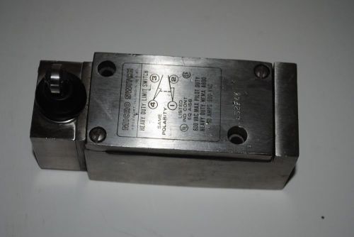 Micro Switch LS2F4K LIMIT SWITCH STAINLESS STEEL