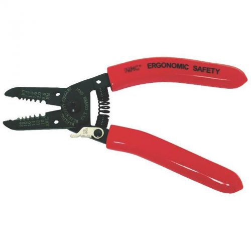 Wire Stripper With Handle Lock, 20 - 10 Awg, 6&#034; Oal KING SAFETY PRODUCTS 46515