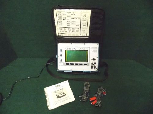 Canoga Perkins 1401 Time Domain Reflectometer TDR 1401 w/ Leads &amp; Manual #
