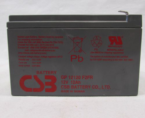 CSB Battery GP12120 F2FR 12V 12Ah Rechargeable Battery