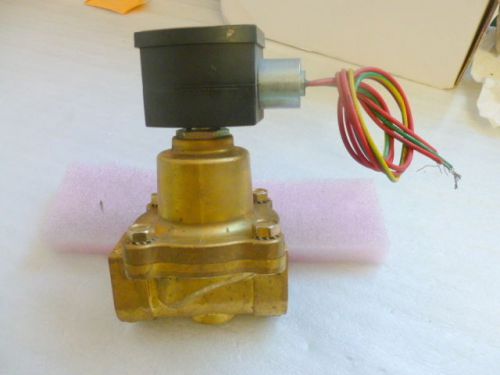 Asco 1&#034; ef8210g027 n/c pilot operated air/water/lt oil valve exp proof b403 for sale