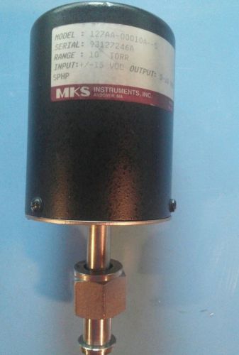 Baratron Pressure Transducer - MKS 127AA-01000A - S 10 Torr / +-15 VDC