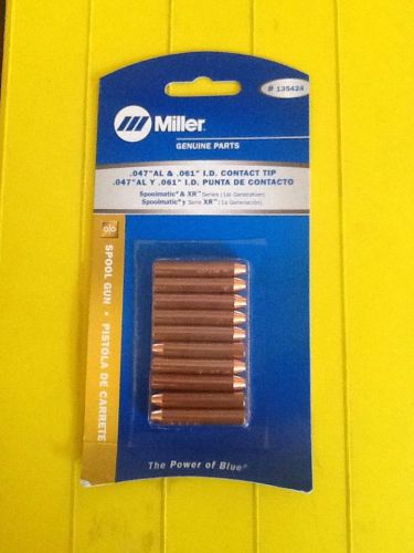 MILLER ELECTRIC 135424 Contact Tip .047, PK 10 Spoolmatic And XR