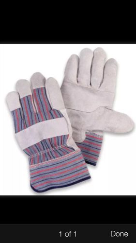 Leather Gloves, Patch Palm, L, PR