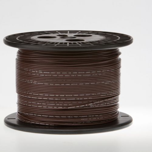 20 AWG Gauge Stranded Hook Up Wire Brown 250 ft 0.0320&#034; UL1007 300 Volts