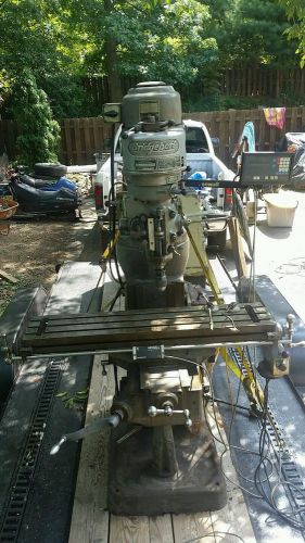 Bridgeport milling machine j head w/ newall dro! for sale