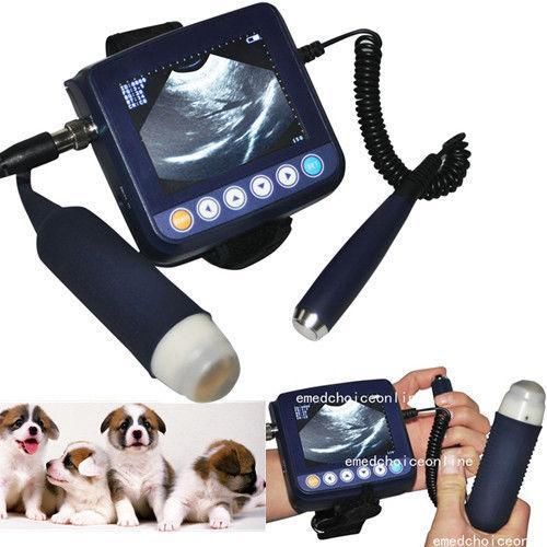 Medical VET Ultrasound Scanner Machine+ Probe+Box ALL Animals pregnancy Examine