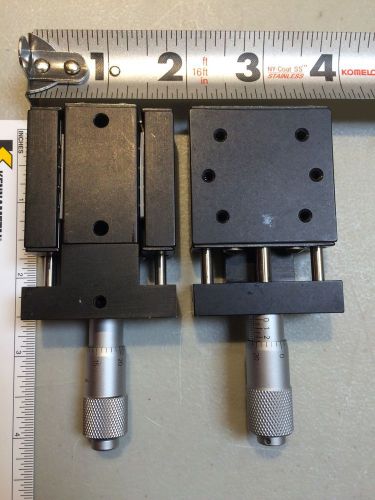 Precision Position Micrometer Slide Del-tron 450 (lot of 2)