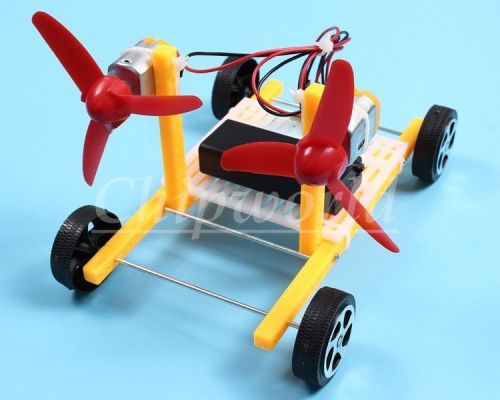 Wind power car educational hobby robot puzzle iq gadget diy car new for sale