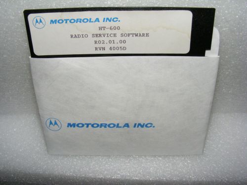 Motorola HT600  Radio Service Software RVN4005D  Genuine RSS