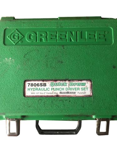 greenlee hydraulic Punch Driver Set