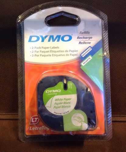 Dymo 12mm 2 pack paper labels for sale