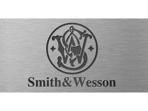Advertising Display Banner for Smith &amp; Wesson Dealer Arm Gun Shop