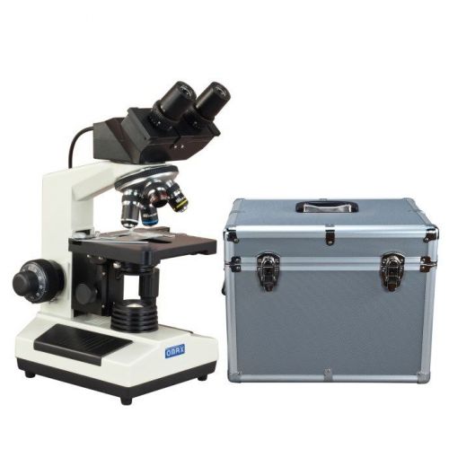 40x-2000x compound microscope built-in 3mp camera with aluminum carrying case for sale