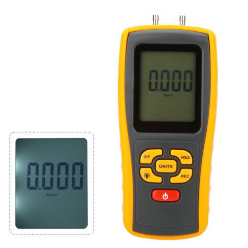 Handheld Differential Pressure Manometer 10KPa USB GM510 Digital Tester