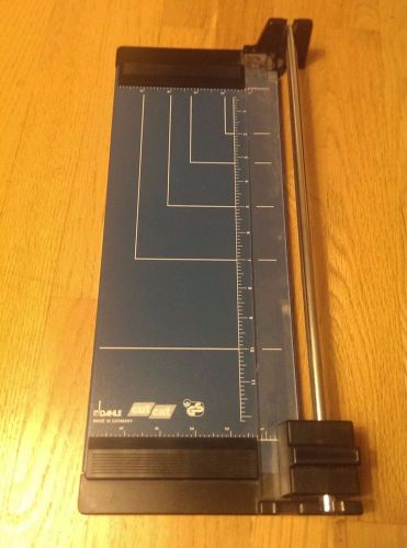 Dahle Professional 12 Inch Guillotine Paper Cutter Made in Germany Cut Cat
