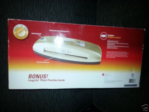 HEAT SEAL CREATIVE LAMINATOR  FOR PERSONAL, HOME OR SCHOOL USE NEW IN BOX