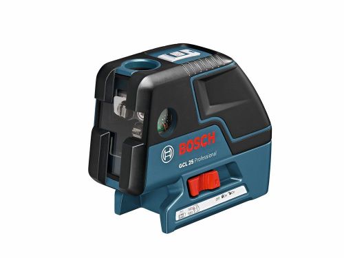 Bosch gcl 25 self leveling 5-point alignment laser with cross-line and l-boxx... for sale