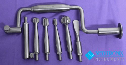 Brand New Hudson Brace hand drill set - Surgical orthopedic Instruments