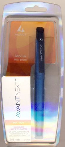 Avant Next Blue Barrel SilkScribe Blue Ink Medium Point 0.8 mm-NIP