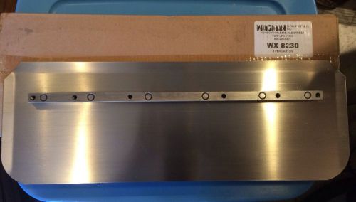 Wagman WX 8230 8&#034; x 23&#034; Silver Combo Power Trowel Blades