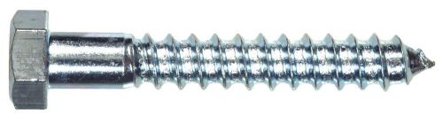 The hillman group 230018 hex lag screw 1/4-inch x 2-1/2-inch zinc 100-pack for sale
