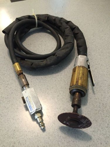 Dotco air die grinder..25000 rpm...mdl 10l-2080 w/ inline oiler &amp; wheel mandrel for sale