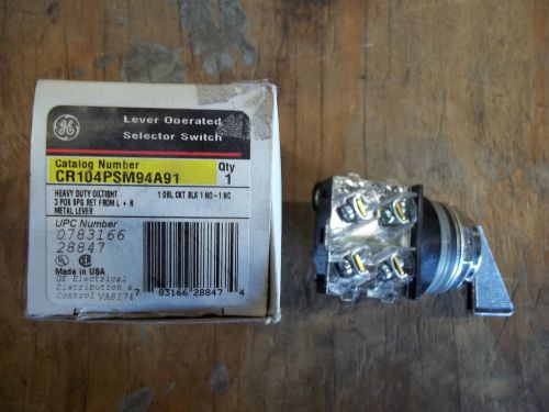 GE SELECTOR SWITCH CR104PSM94A91
